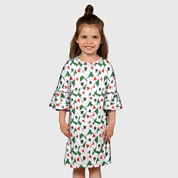 Платье клеш для девочки Тузы, цвет: 3D-принт — фото 2