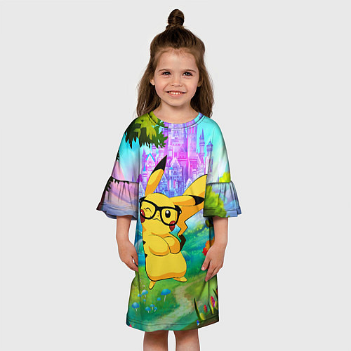 Детское платье Пикачу в сказочном королевстве / 3D-принт – фото 3