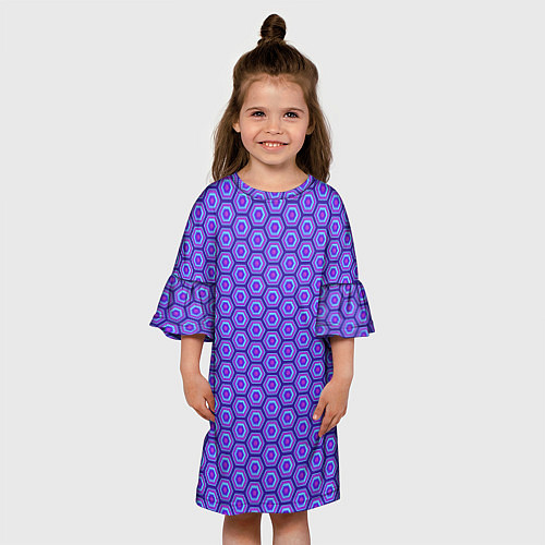 Детское платье Geometric Background / 3D-принт – фото 3