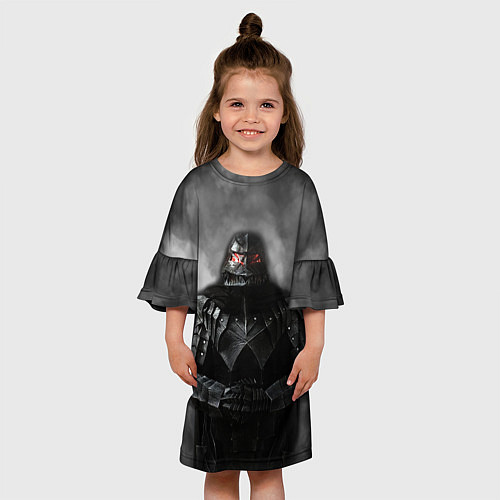 Детское платье Берсерк туман / 3D-принт – фото 3