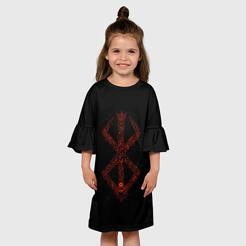 Детское платье Логотип с рукой / 3D-принт – фото 3