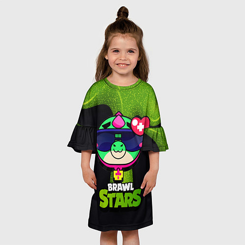 Детское платье Базз Buzz Brawl Stars / 3D-принт – фото 3
