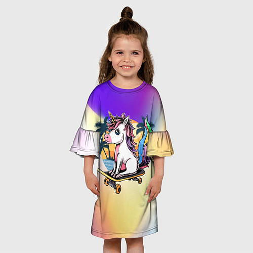Детское платье Поня / 3D-принт – фото 3