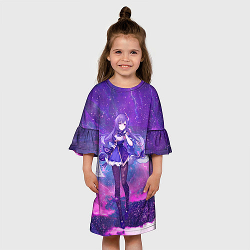 Детское платье Genshin Impact Кэ Цин / 3D-принт – фото 3