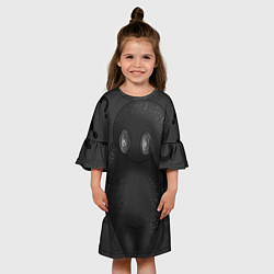 Платье клеш для девочки Вопрос, цвет: 3D-принт — фото 2