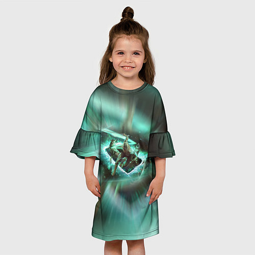 Детское платье ВЕДЬМАК THE WITCHER Z / 3D-принт – фото 3