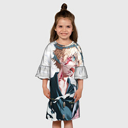 Платье клеш для девочки Токийские Мстители, цвет: 3D-принт — фото 2