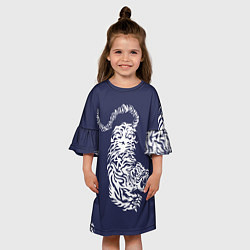 Платье клеш для девочки ХАНЕМИЯ КАЗУТОРА HANEMIYA, цвет: 3D-принт — фото 2