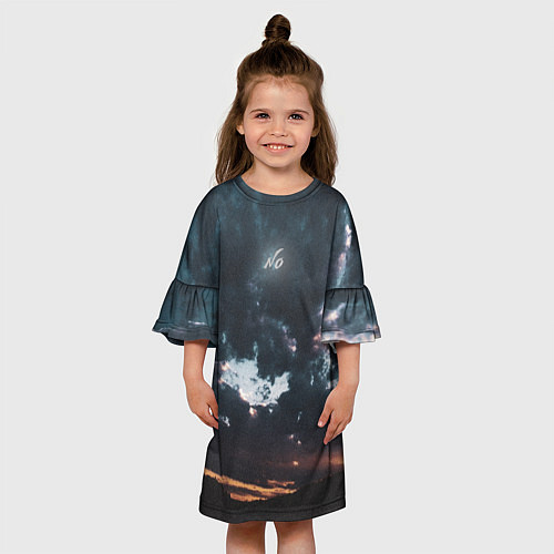 Детское платье Закат / 3D-принт – фото 3
