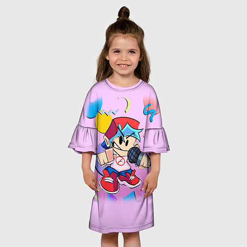 Детское платье Friday Night Funkin парень / 3D-принт – фото 3