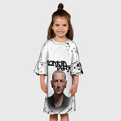 Платье клеш для девочки ЧЕСТЕР ЛИНКИН ПАРК Z, цвет: 3D-принт — фото 2
