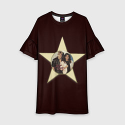 Платье клеш для девочки Modern Talking, цвет: 3D-принт