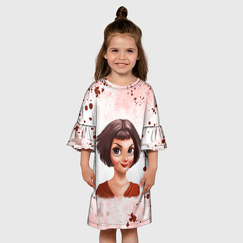Детское платье Амели Amelie Z / 3D-принт – фото 3
