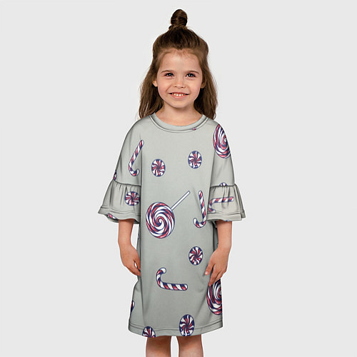 Детское платье Конфеты / 3D-принт – фото 3