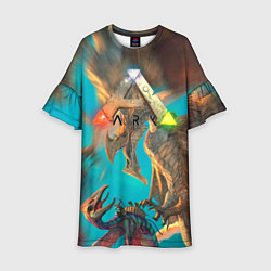 Платье клеш для девочки Ark Survival АРК СУРВИВАЛ Z, цвет: 3D-принт