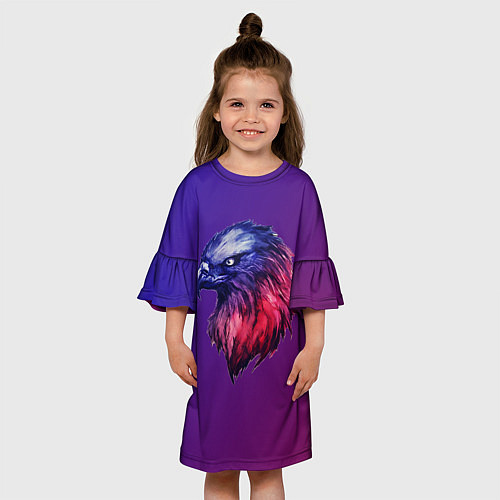 Детское платье Вольная птица / 3D-принт – фото 3