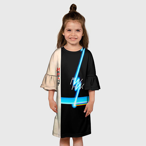Детское платье ИЕРОГЛИФ группа Пикник / 3D-принт – фото 3