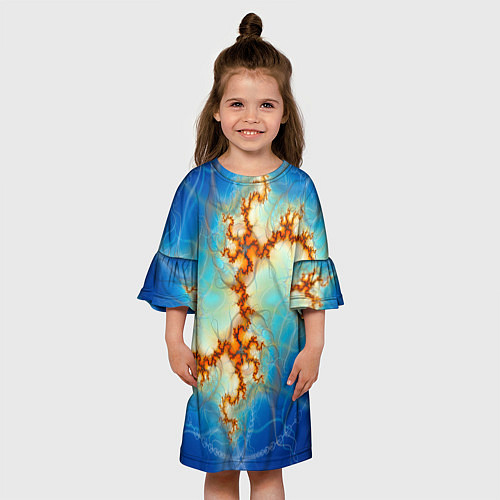 Детское платье Абстрактное представление / 3D-принт – фото 3