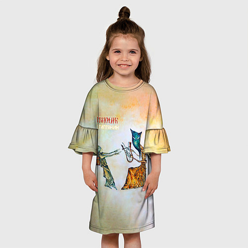 Детское платье Пикник - Египтянин / 3D-принт – фото 3