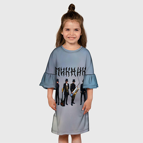Детское платье Пикник группа / 3D-принт – фото 3