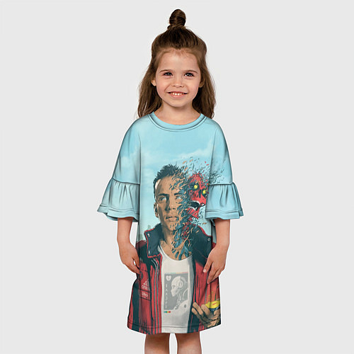 Детское платье Обложка Logic / 3D-принт – фото 3