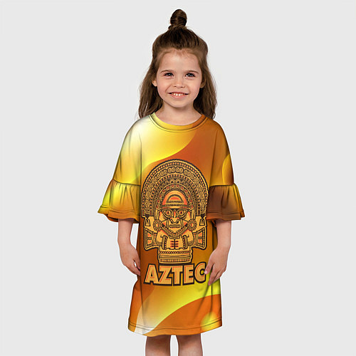 Детское платье Aztec Ацтеки / 3D-принт – фото 3