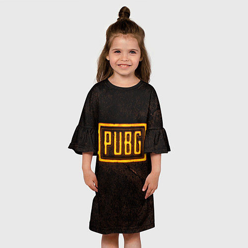Детское платье PUBG ПАБГ NEON / 3D-принт – фото 3