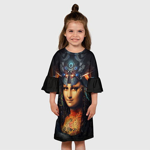 Детское платье Джоконда / 3D-принт – фото 3