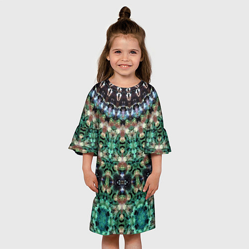 Детское платье Этнический восточный узор / 3D-принт – фото 3