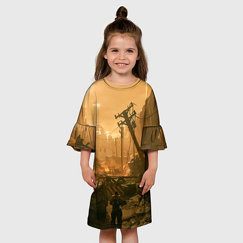 Детское платье GEARS OF WAR ШЕСТЕРЕНКИ Z / 3D-принт – фото 3