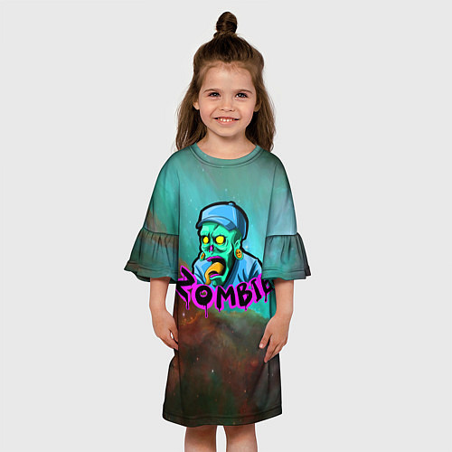 Детское платье ZOMBIE / 3D-принт – фото 3