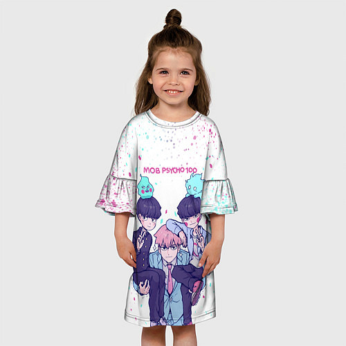 Детское платье Рейген Кагеяма Моб 100 Z / 3D-принт – фото 3