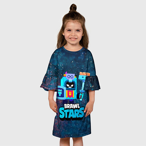 Детское платье ЭШ Ash Brawl Stars / 3D-принт – фото 3