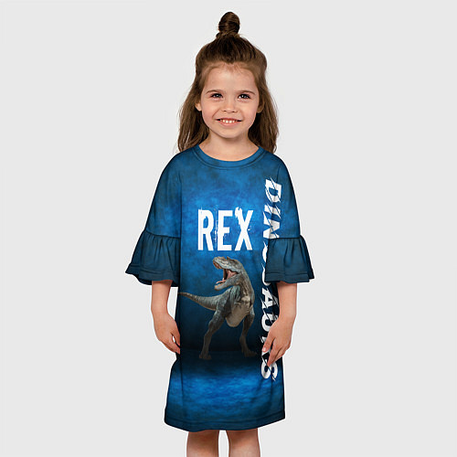 Детское платье Dinosaurs Rex 3D / 3D-принт – фото 3
