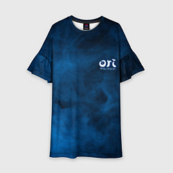 Платье клеш для девочки Ori Logo Ori and the Will of the Wisps Z, цвет: 3D-принт