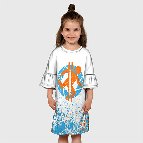 Детское платье PORTAL 2 / 3D-принт – фото 3