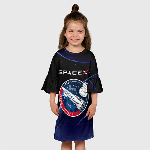 Детское платье Space X / 3D-принт – фото 3