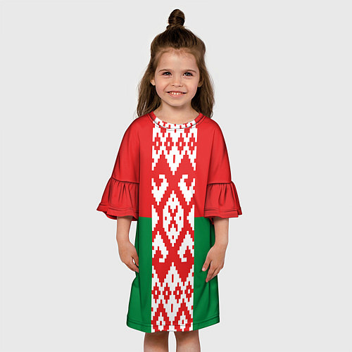 Детское платье Белоруссия / 3D-принт – фото 3