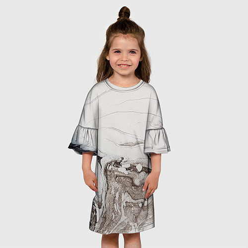 Детское платье COVID-19 / 3D-принт – фото 3