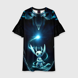 Платье клеш для девочки Ori and the Will of the Wisps Logo спина, цвет: 3D-принт