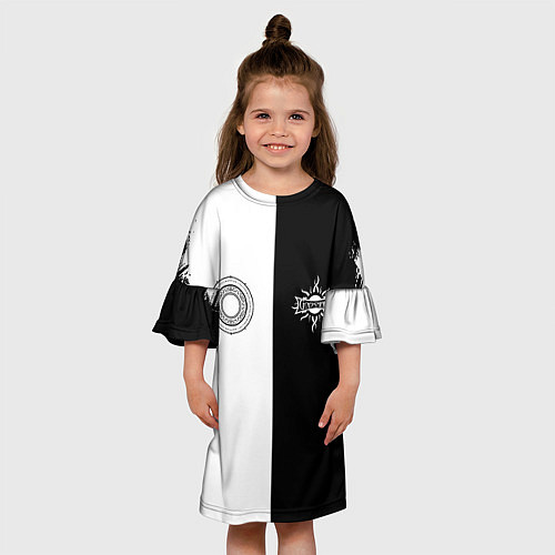 Детское платье GODSMACK ГОДСМАК Z / 3D-принт – фото 3