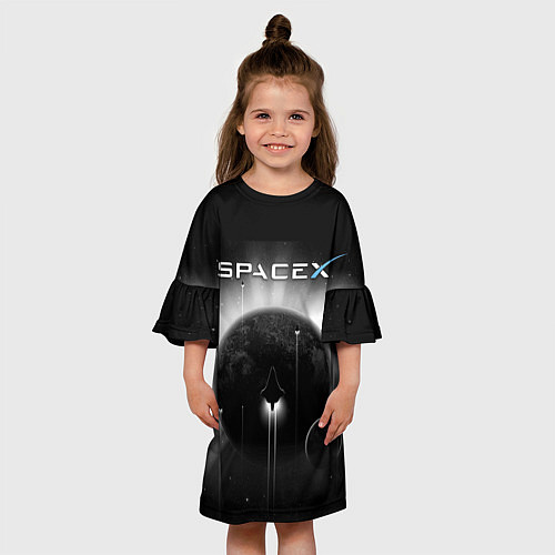 Детское платье Space X / 3D-принт – фото 3