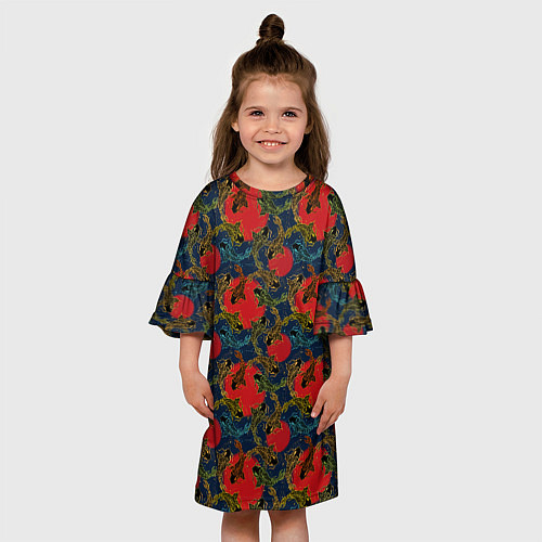 Детское платье Карпы / 3D-принт – фото 3