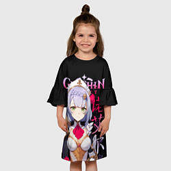 Платье клеш для девочки Ноэлль Genshin Impact, цвет: 3D-принт — фото 2
