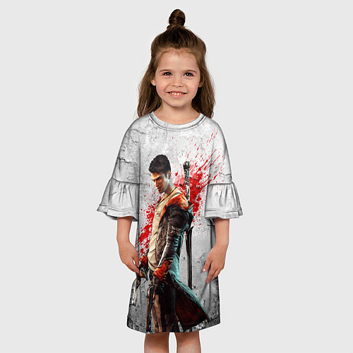 Детское платье White Dante / 3D-принт – фото 3