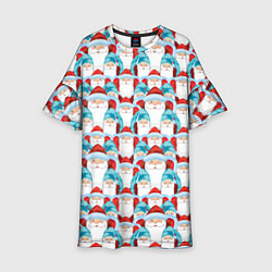 Платье клеш для девочки Дедушки Морозы, цвет: 3D-принт
