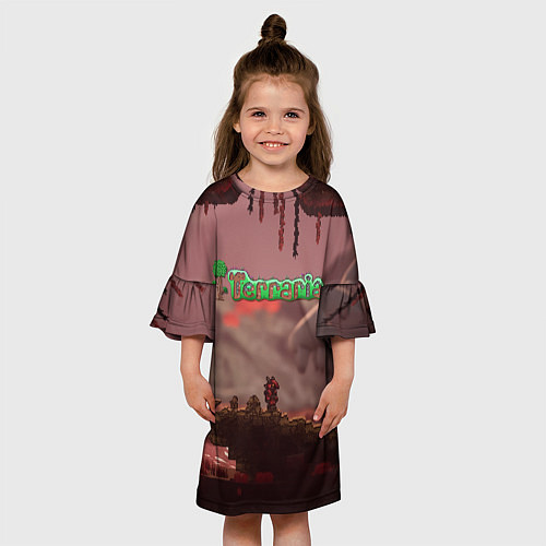 Детское платье Terraria Тэррария / 3D-принт – фото 3