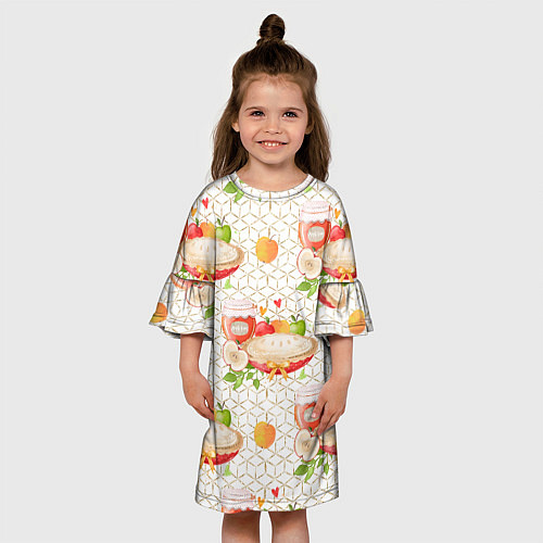 Детское платье Яблочный пирог / 3D-принт – фото 3