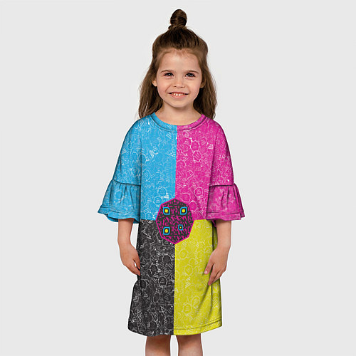 Детское платье Октагон на фоне АПВ 4 1 14 / 3D-принт – фото 3