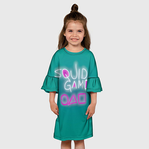 Детское платье Squid game a / 3D-принт – фото 3